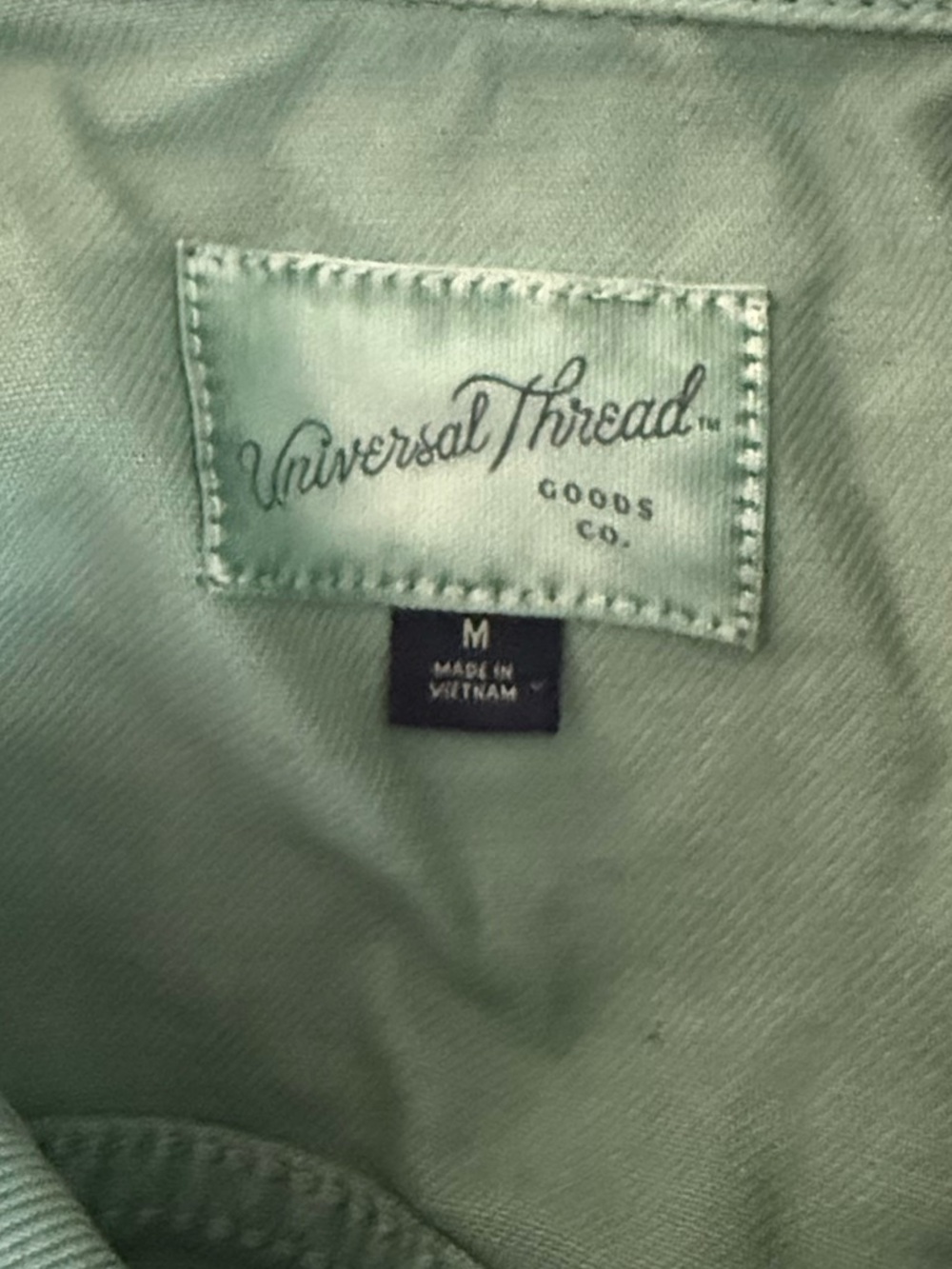 Universal Thread Women's GreenDenim Utility Chore Jacket - Picture 5 of 8